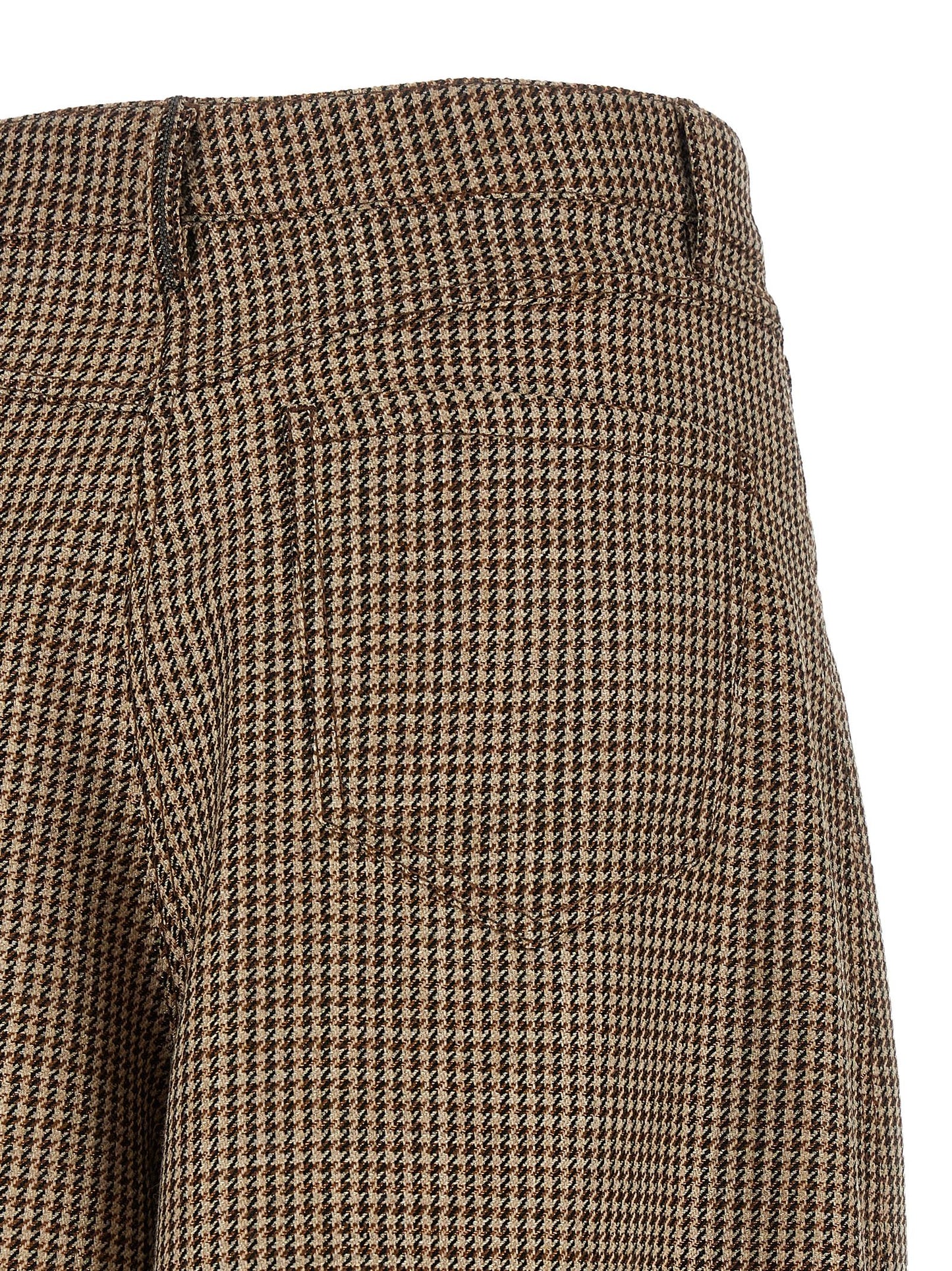 Brunello Cucinelli Braune Bermuda-Shorts aus Schurwolle