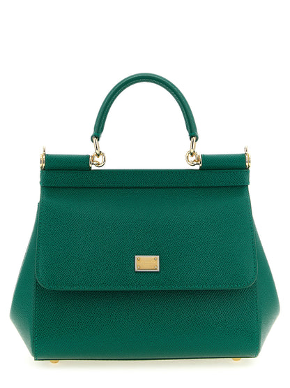 Dolce & Gabbana Zweifarbige Kalbsleder-Handtasche