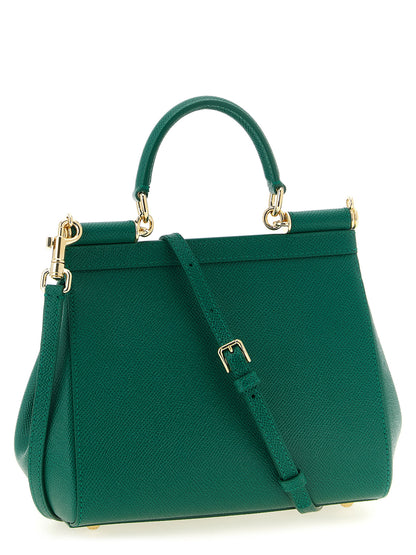 Dolce & Gabbana Zweifarbige Kalbsleder-Handtasche