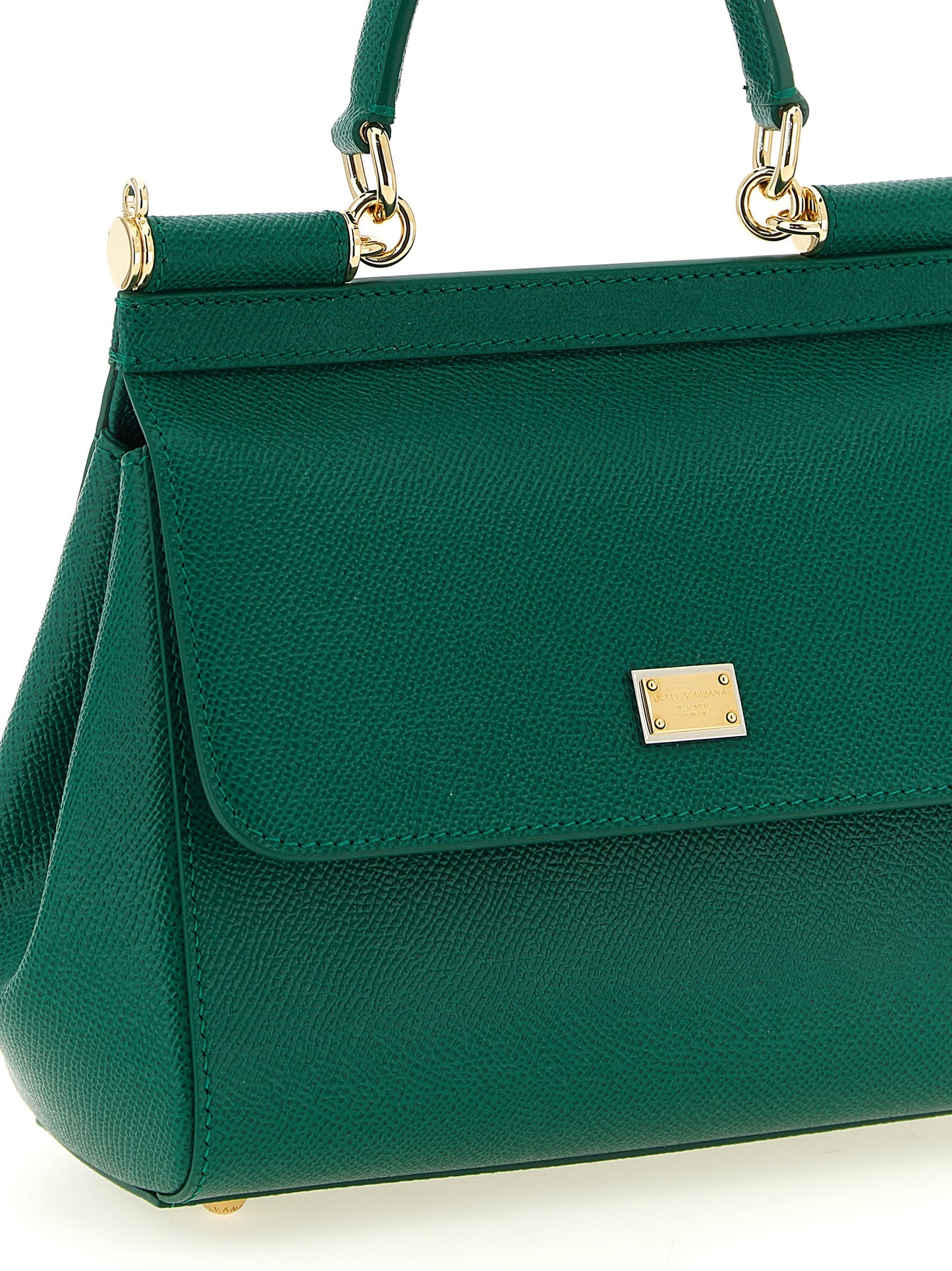 Dolce & Gabbana Zweifarbige Kalbsleder-Handtasche
