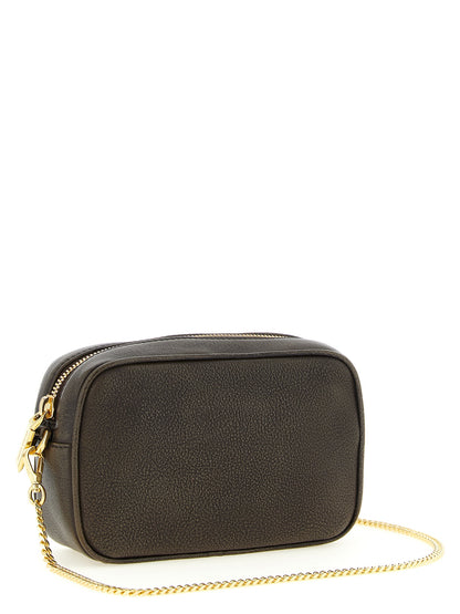 Golden Goose Braune Clutch aus Rindsleder