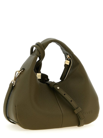 Ganni Zweifarbige Handtasche aus Polyester