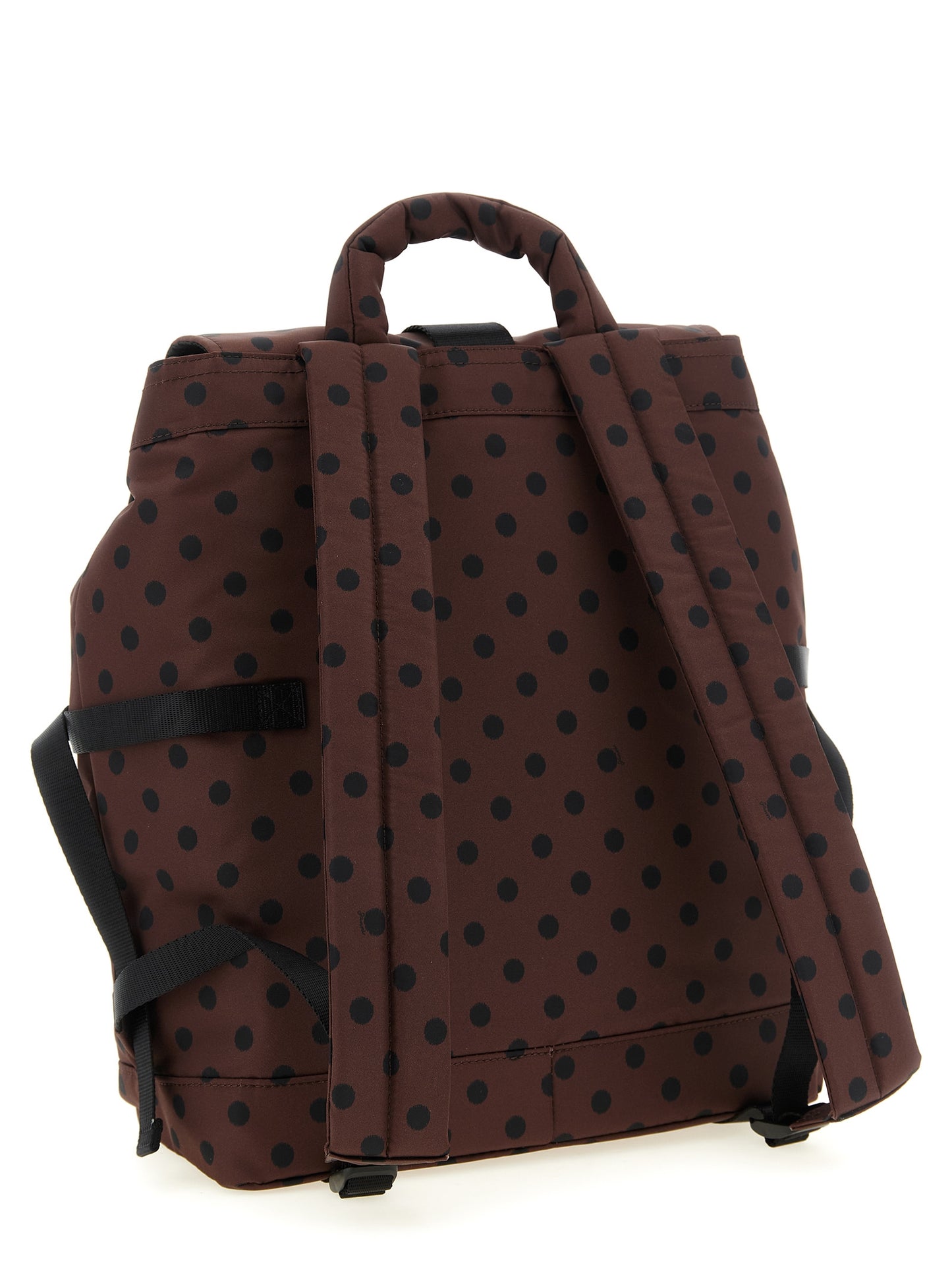 Ganni Brauner Rucksack aus recyceltem Polyamid