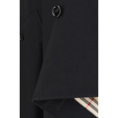 Burberry Schwarzer Baumwoll-Maxirock