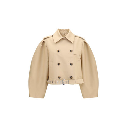 Ganni Beige Baumwolljacke