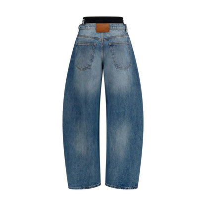 Alexander Wang Blaue Baumwolljeans im Relaxed Fit