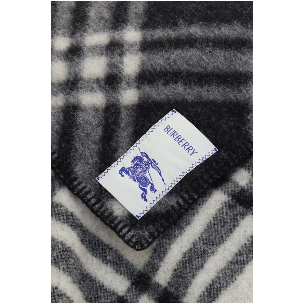 Burberry Grauer Wollschal Oves Aries