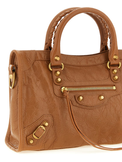 Balenciaga Braune Lammleder-Handtasche