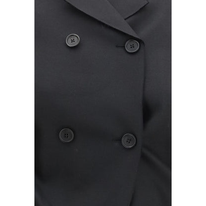 Khaite Schwarzer Oves Aries Wollblazer