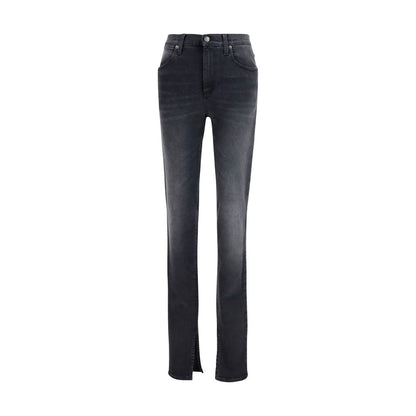 Gucci Schwarze Skinny Jeans aus Baumwolle