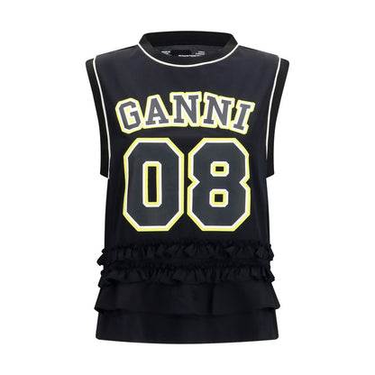 Ganni Schwarze Polyester-Sportbekleidung