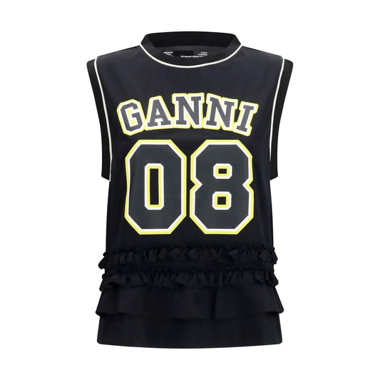 Ganni Schwarze Polyester-Sportbekleidung