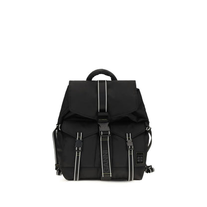 Ganni Schwarzer Rucksack aus recyceltem Polyamid