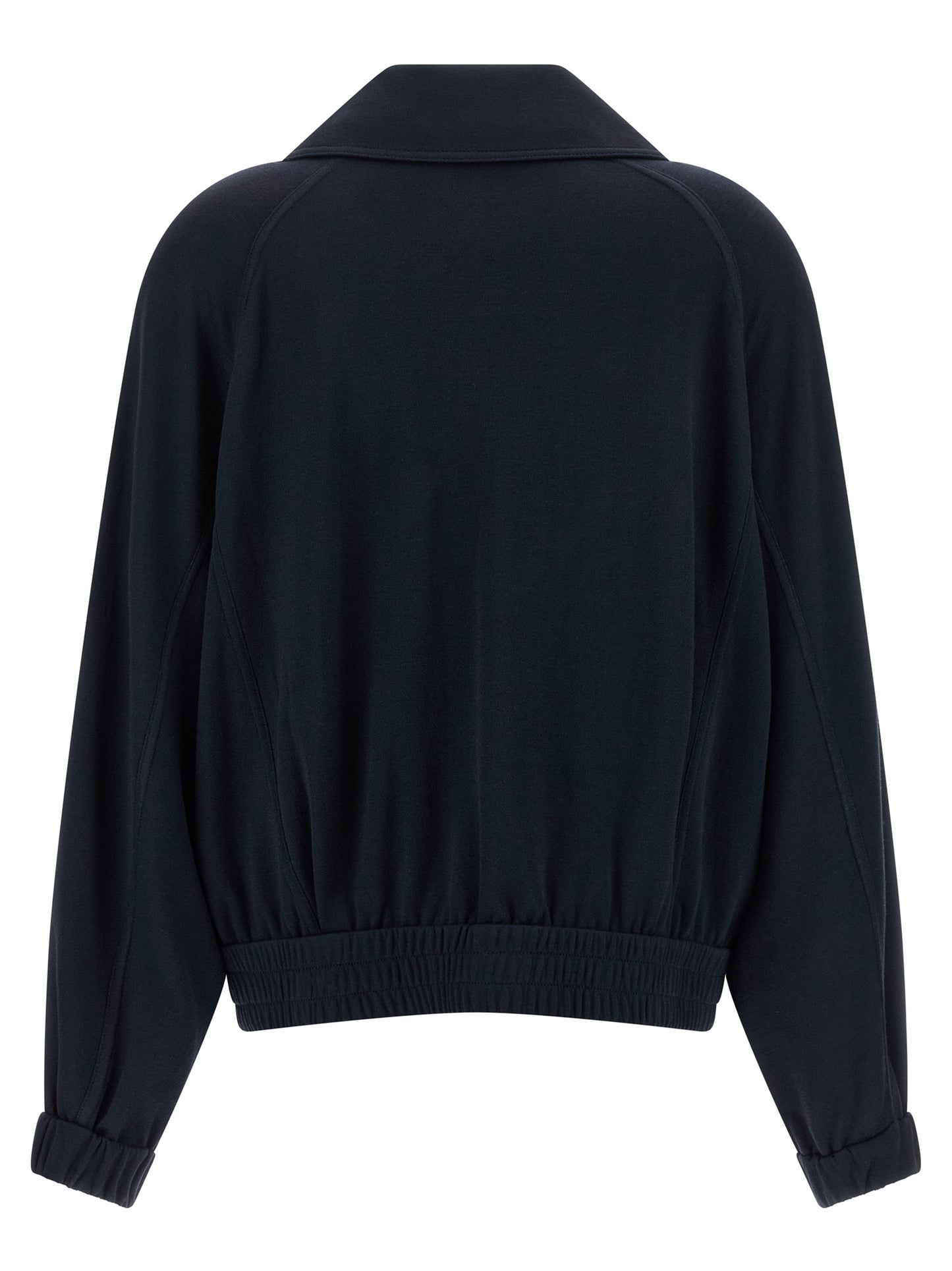 Brunello Cucinelli Blauer Baumwoll-Bomber