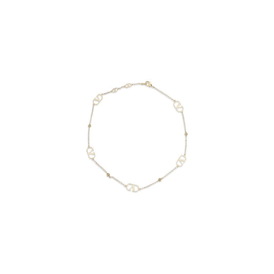 Valentino Garavani Goldfarbene Halskette aus Metall