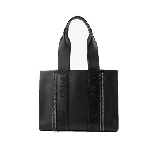 Chloé Schwarze Leder-Tote-Bag