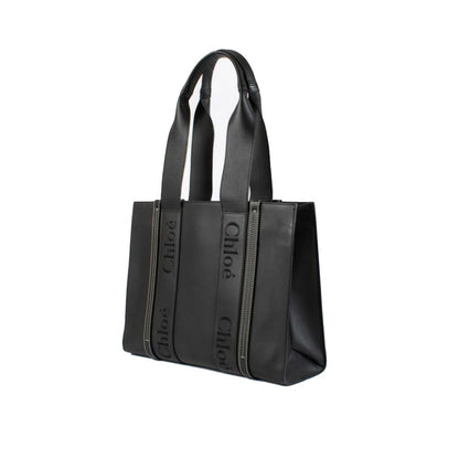 Chloé Schwarze Leder-Tote-Bag