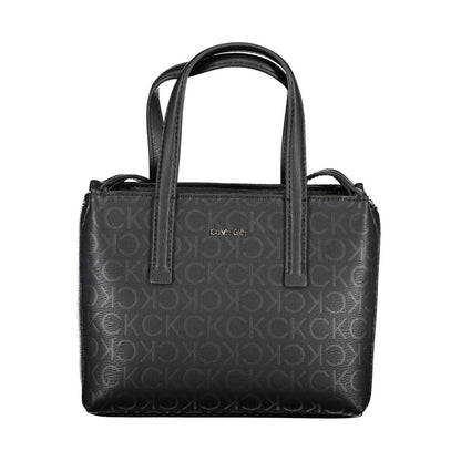 Calvin Klein Schwarze Handtasche aus Polyester