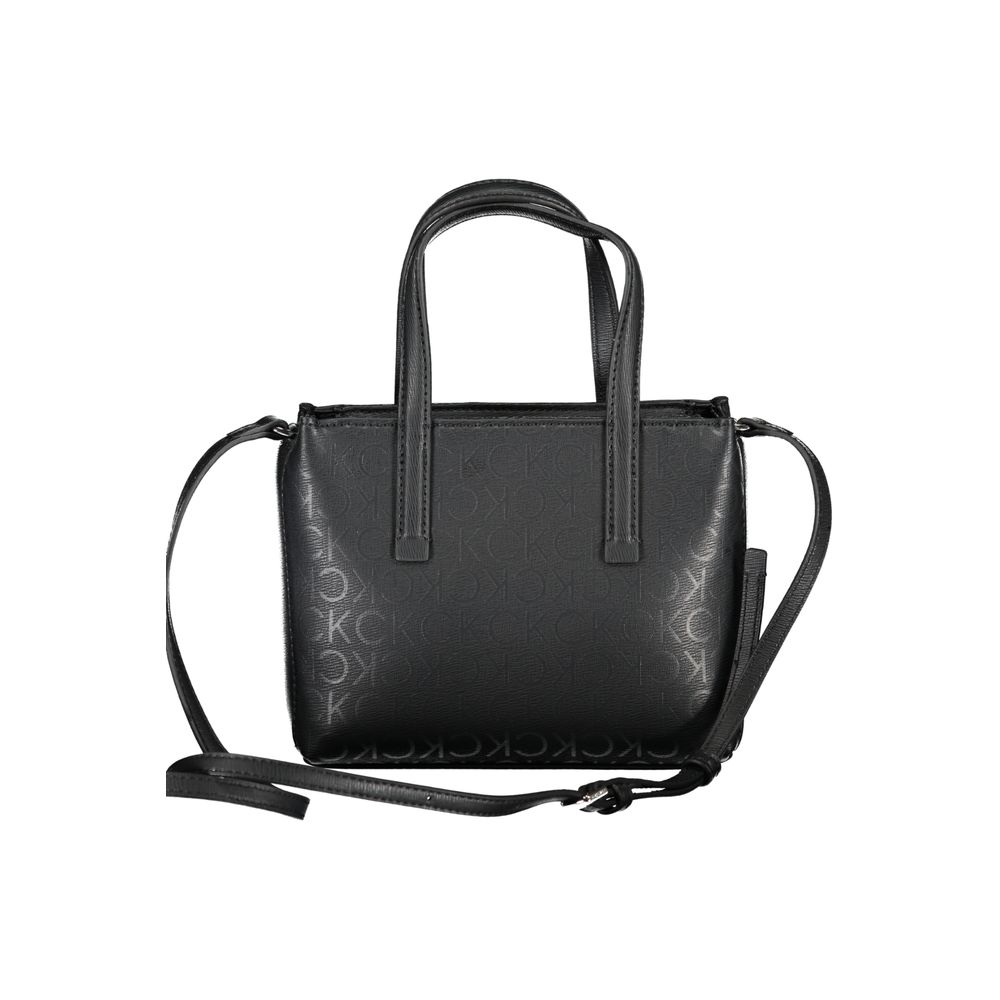 Calvin Klein Schwarze Handtasche aus Polyester