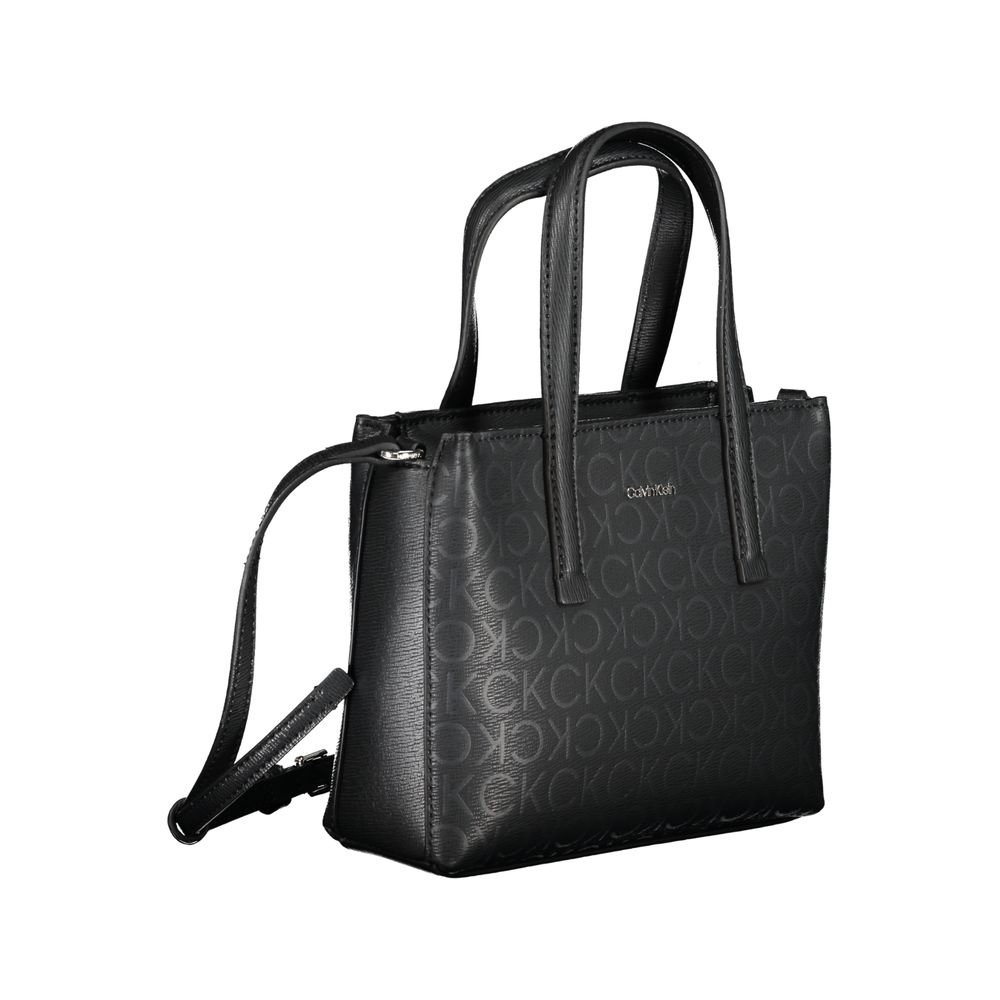 Calvin Klein Schwarze Handtasche aus Polyester