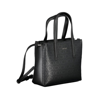 Calvin Klein Schwarze Handtasche aus Polyester
