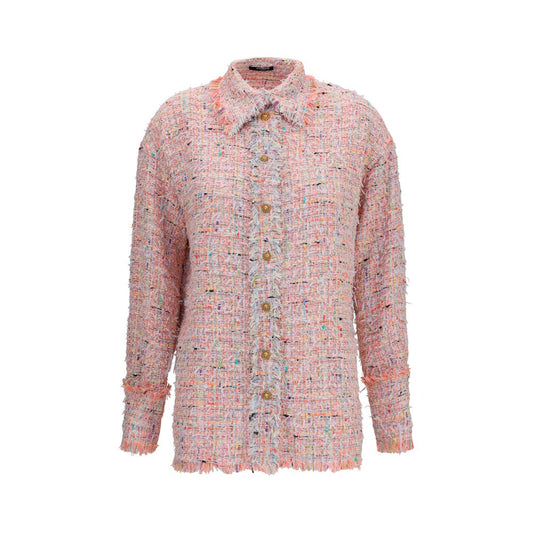 Balmain Mehrfarbiges Hemd aus Polyamid mit Muster