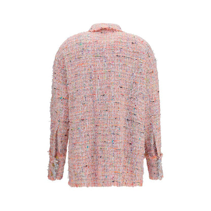 Balmain Mehrfarbiges Hemd aus Polyamid mit Muster
