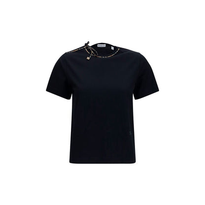 Burberry Schwarzes Baumwoll-T-Shirt