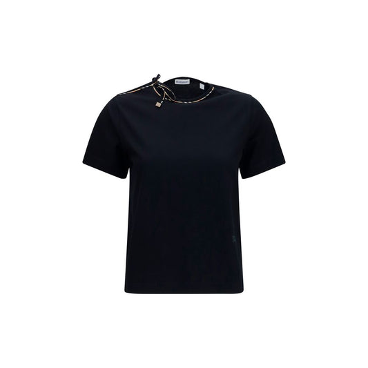 Burberry Schwarzes Baumwoll-T-Shirt