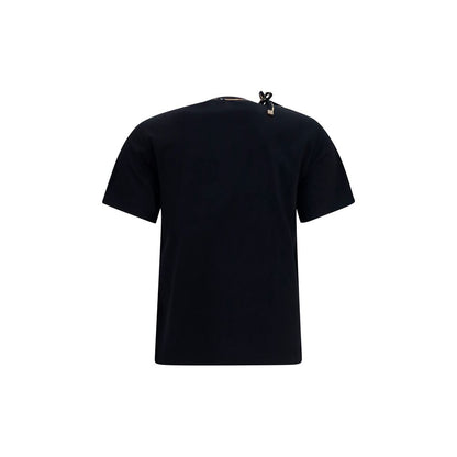 Burberry Schwarzes Baumwoll-T-Shirt
