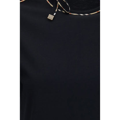 Burberry Schwarzes Baumwoll-T-Shirt