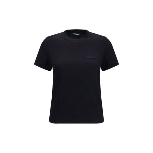 Jacquemus Schwarzes Baumwoll-T-Shirt