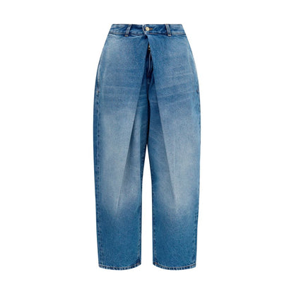 Balmain Blaue Baumwolljeans im Relaxed Fit