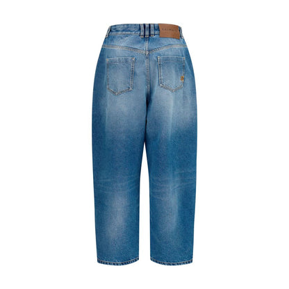 Balmain Blaue Baumwolljeans im Relaxed Fit