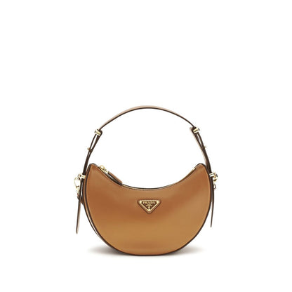 Prada Beige Kalbsleder Bos Taurus Schultertasche