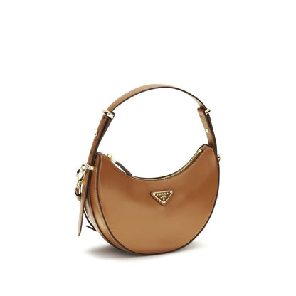 Prada Beige Kalbsleder Bos Taurus Schultertasche