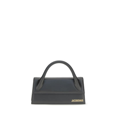 Jacquemus Schwarze Bos Taurus Kalbsleder Schultertasche