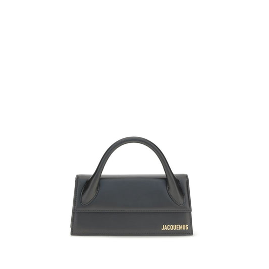 Jacquemus Schwarze Bos Taurus Kalbsleder Schultertasche