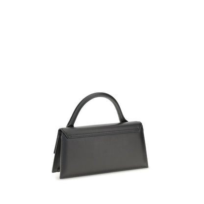 Jacquemus Schwarze Bos Taurus Kalbsleder Schultertasche