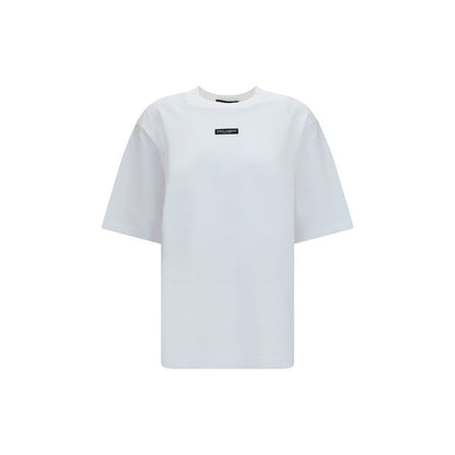 Dolce & Gabbana Weißes Baumwoll-T-Shirt