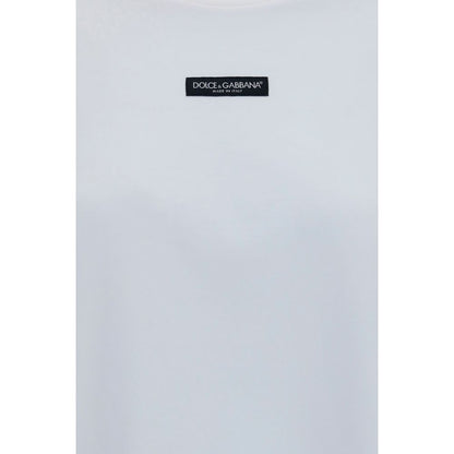 Dolce & Gabbana Weißes Baumwoll-T-Shirt