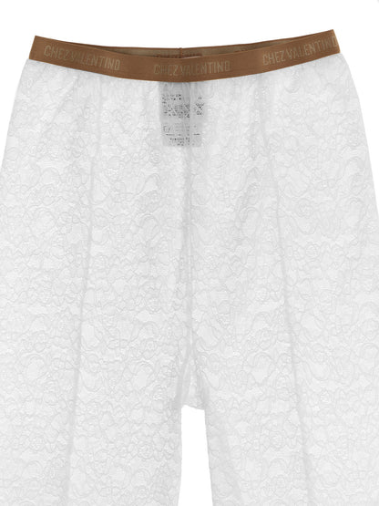 Valentino Garavani Weiße Polyamid-Socken