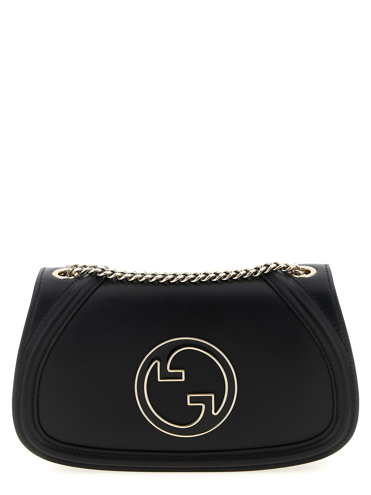 Gucci Schwarze Kalbsleder-Schultertasche