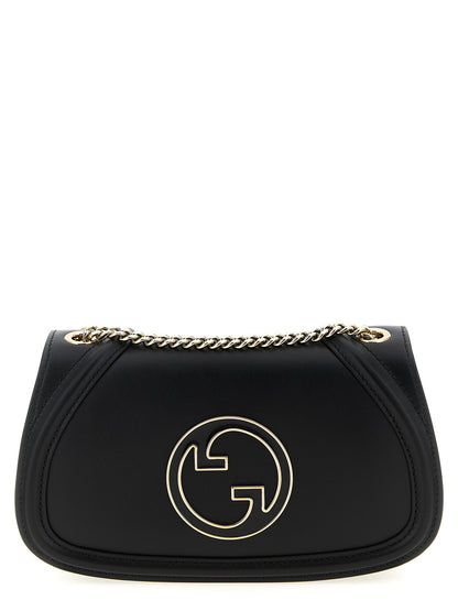 Gucci Schwarze Kalbsleder-Schultertasche