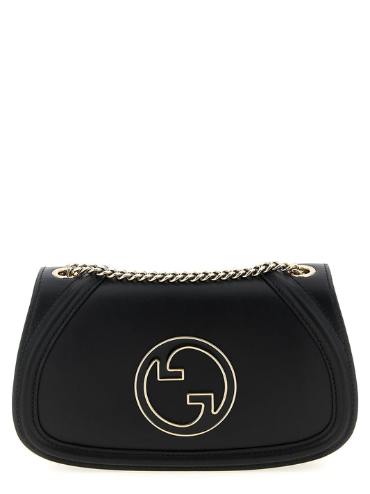Gucci Schwarze Kalbsleder-Schultertasche