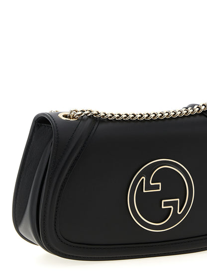 Gucci Schwarze Kalbsleder-Schultertasche