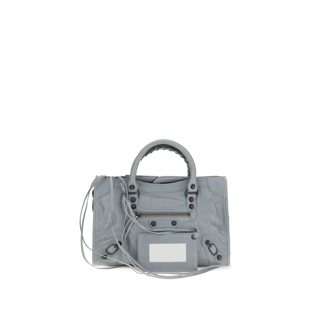 Balenciaga Schwarze Bos Taurus Kalbsleder Schultertasche