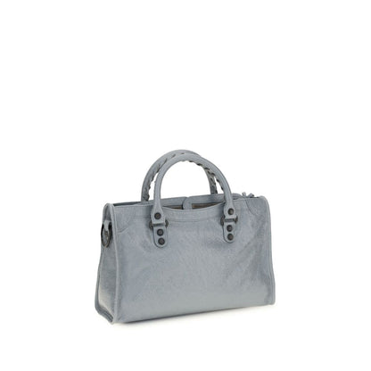 Balenciaga Schwarze Bos Taurus Kalbsleder Schultertasche