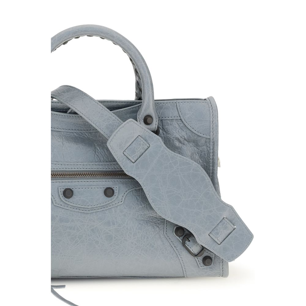 Balenciaga Schwarze Bos Taurus Kalbsleder Schultertasche