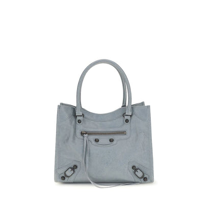 Balenciaga Schwarze Bos Taurus Kalbsleder Schultertasche